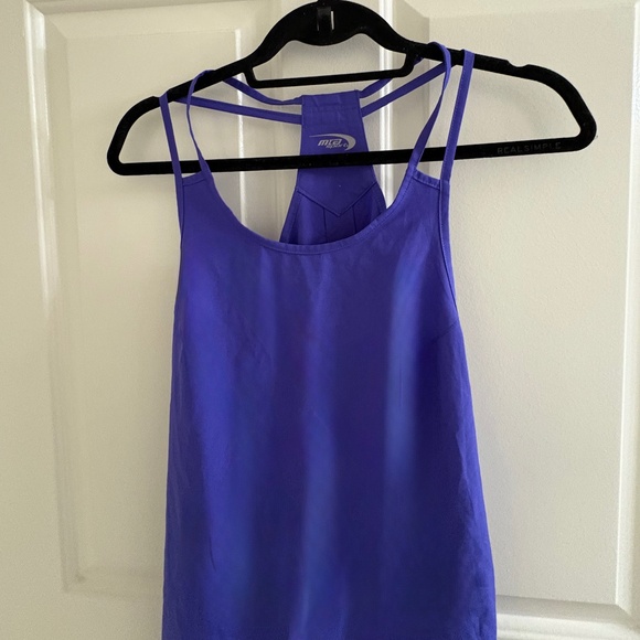 MTA Sport Strappy Racerback Tank Top – Purple, Size M - Picture 4 of 4